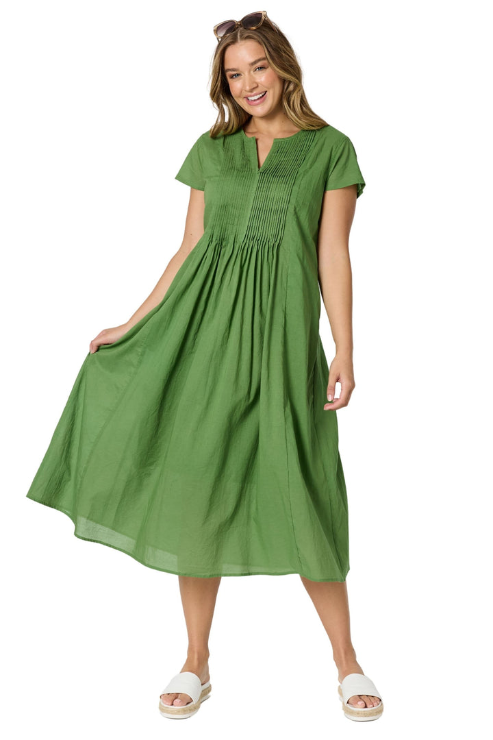 THREADZ DRESS XS / APPLE ACACIA COTTON DRESS - 49587T