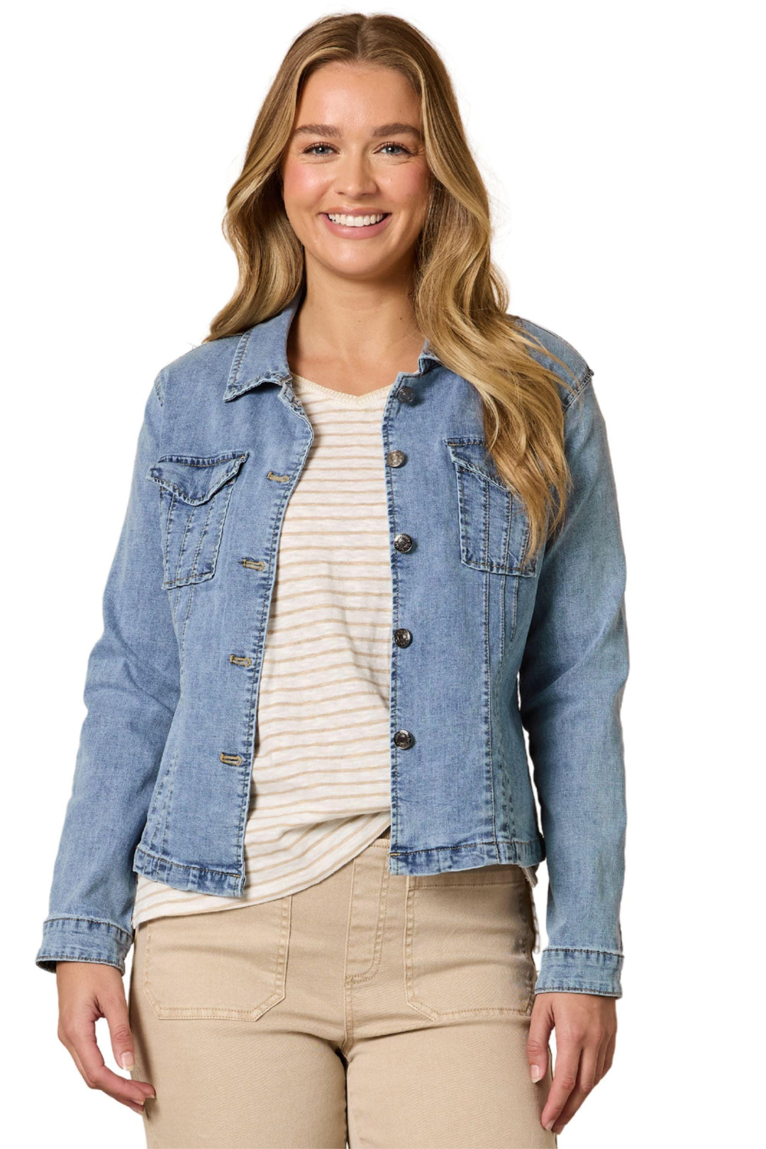 THREADZ JACKET RETRO DENIM JACKET - 46576T