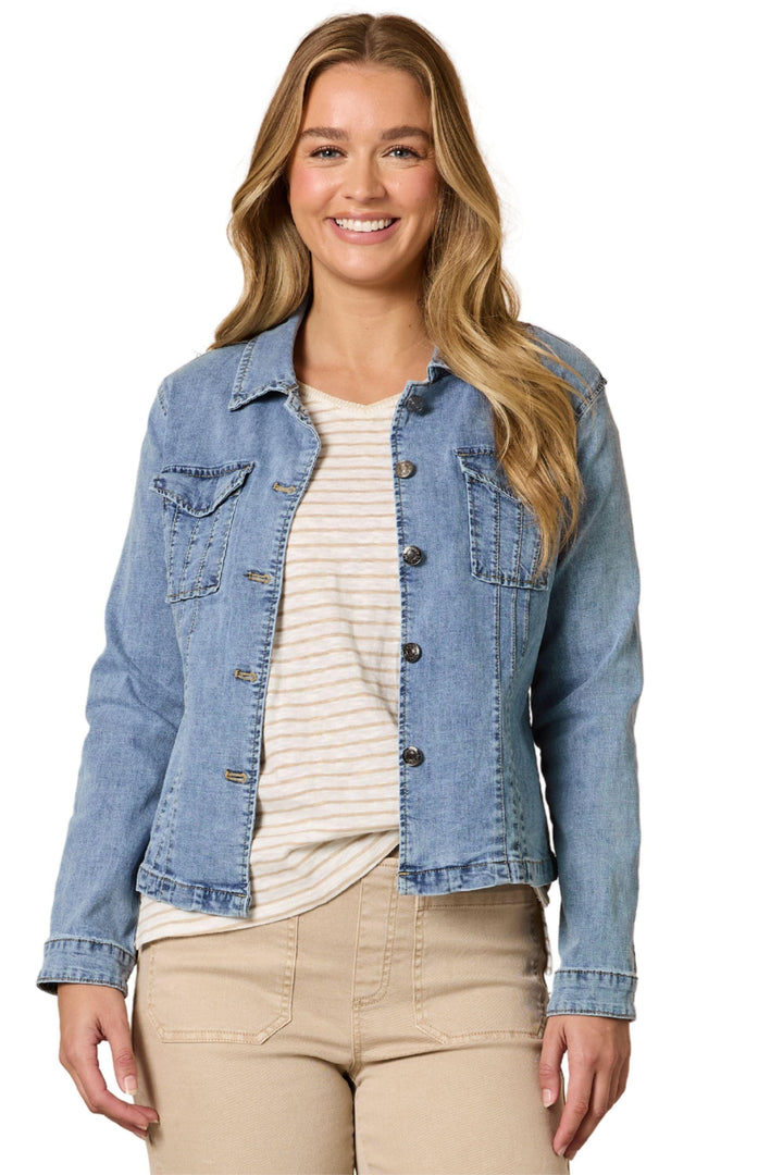 THREADZ JACKET RETRO DENIM JACKET - 46576T