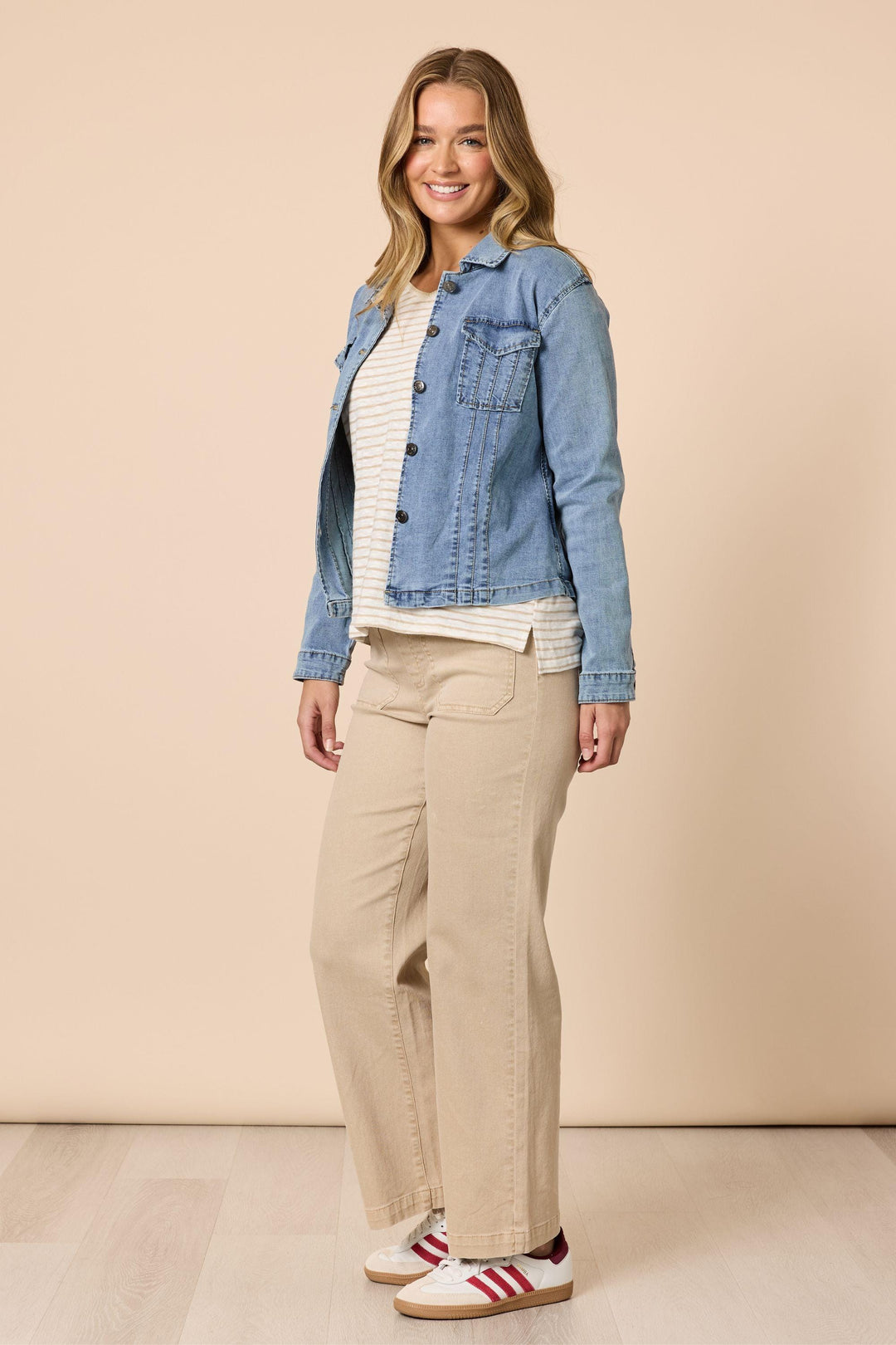 THREADZ JACKET RETRO DENIM JACKET - 46576T