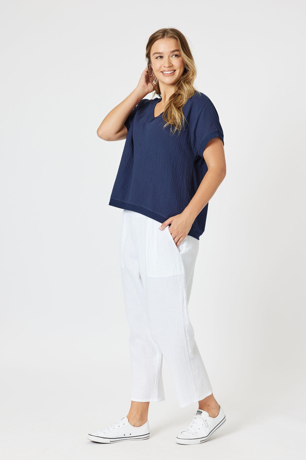 THREADZ PANTS BYRON COTTON 7/8 PANT - 45977T