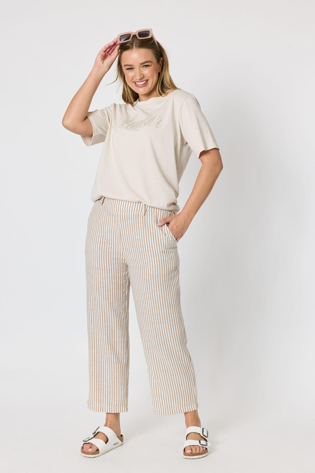 THREADZ PANTS URBAN STRIPE PANT - 49602T