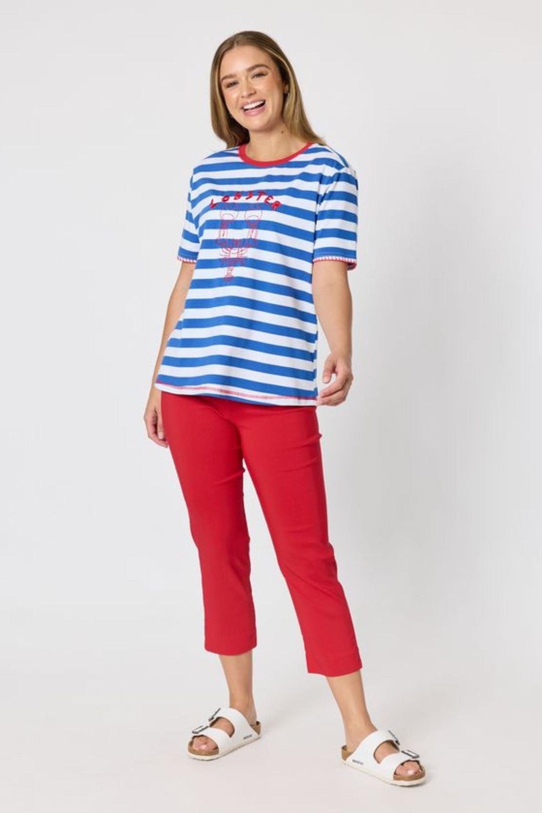 THREADZ PANTS ZARA CROPPED PANT - 6030T