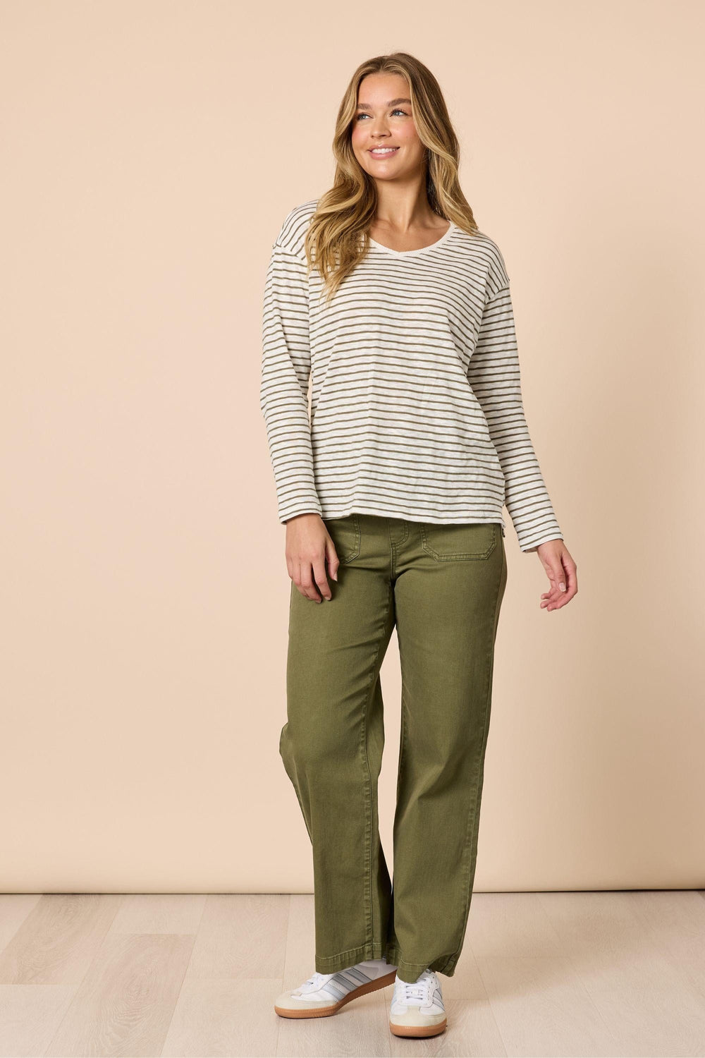 THREADZ TOP CITY STRIPE TEE - 48647T