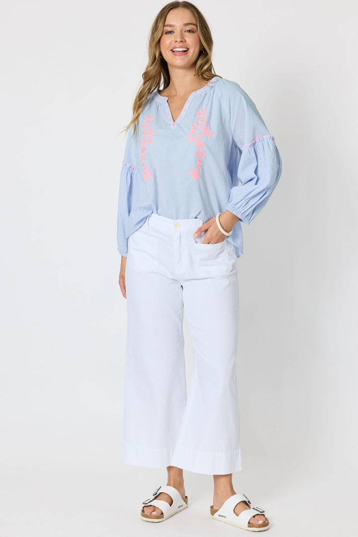 THREADZ TOP CORAL COAST TOP - 49521T