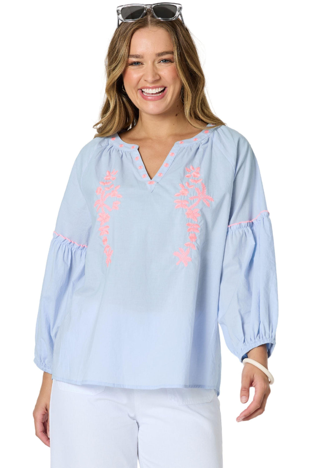 THREADZ TOP CORAL COAST TOP - 49521T