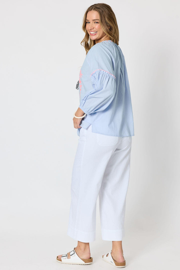 THREADZ TOP CORAL COAST TOP - 49521T
