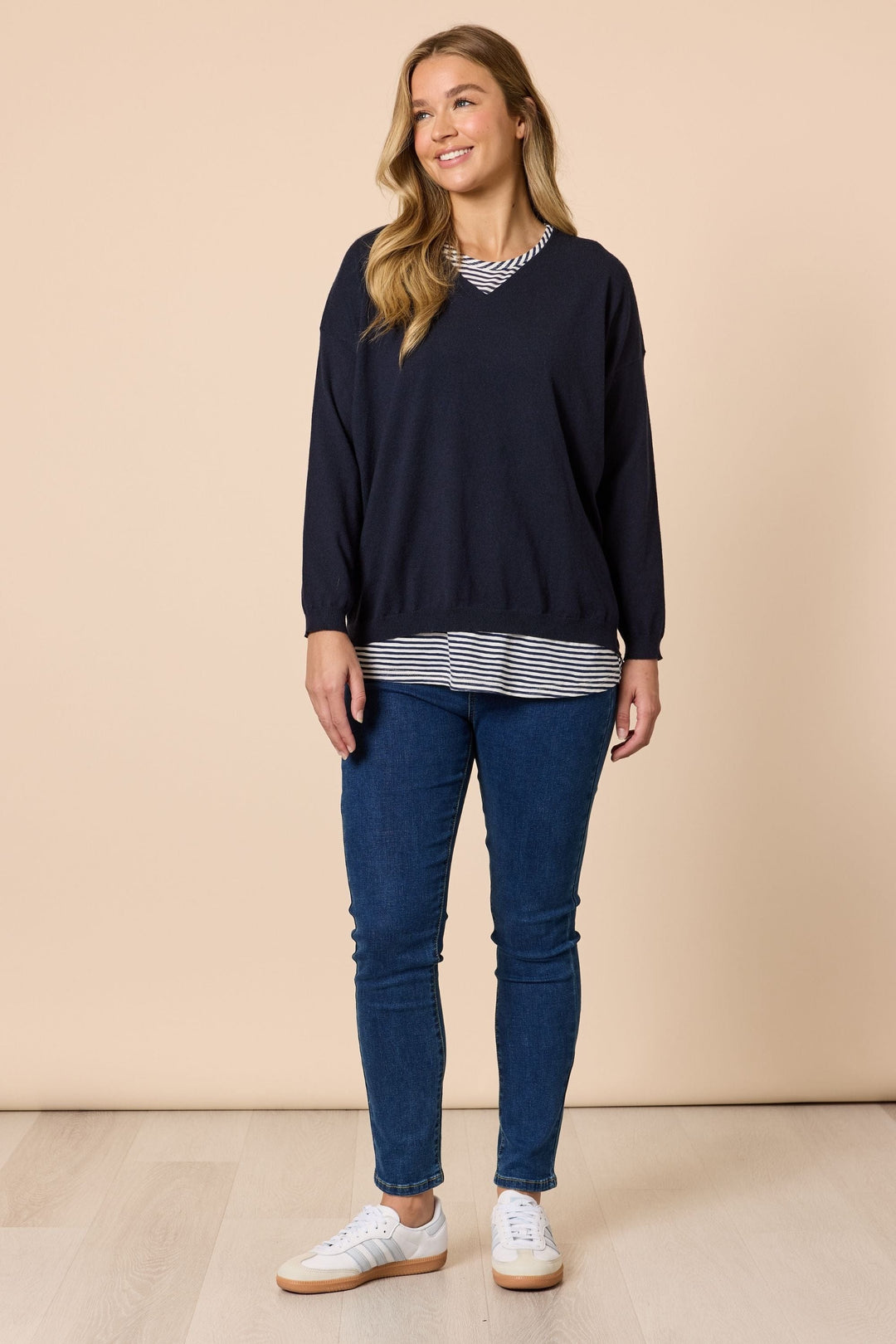 THREADZ TOP DOUBLE TAKE 2 IN 1 TOP - 49249T