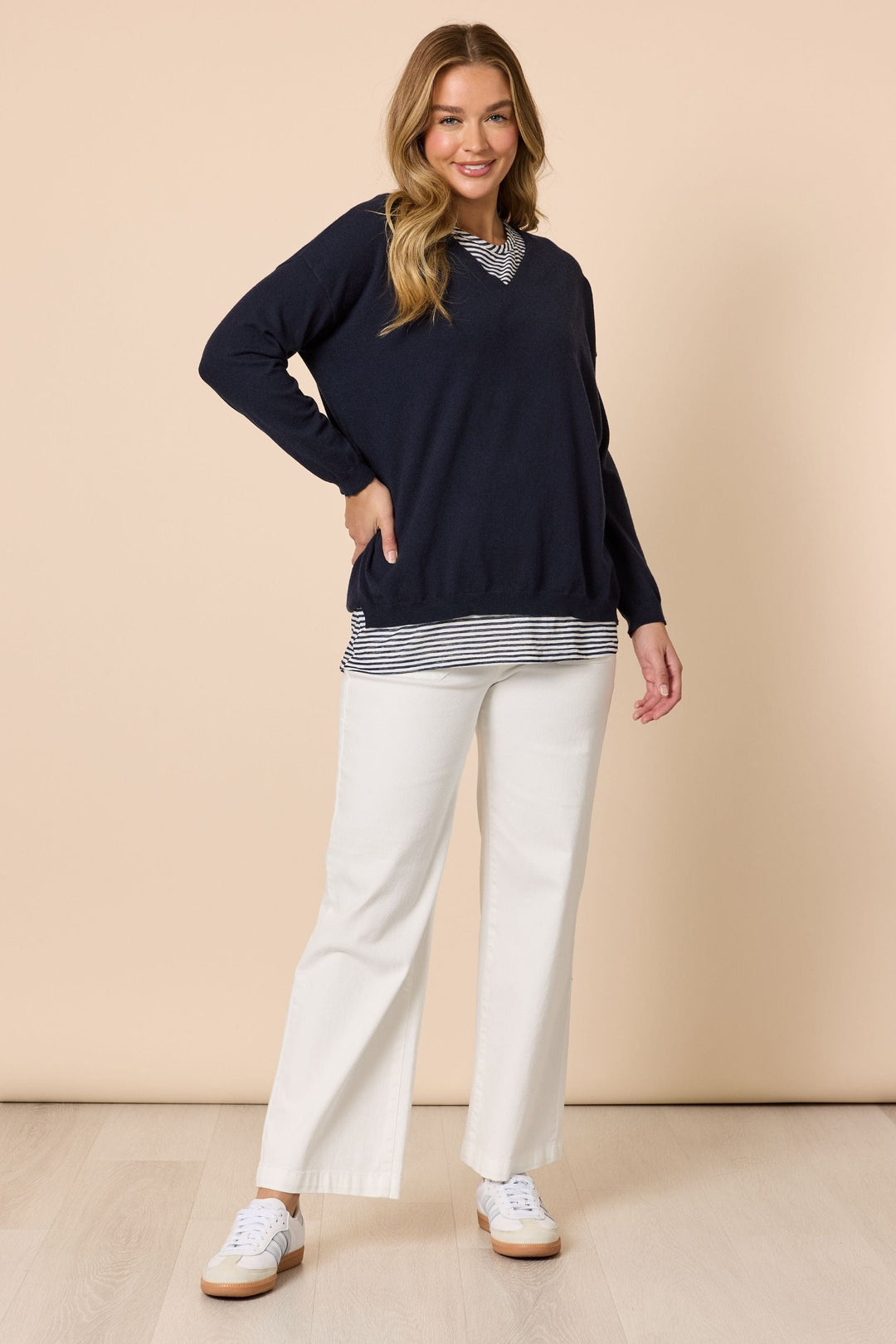 THREADZ TOP DOUBLE TAKE 2 IN 1 TOP - 49249T