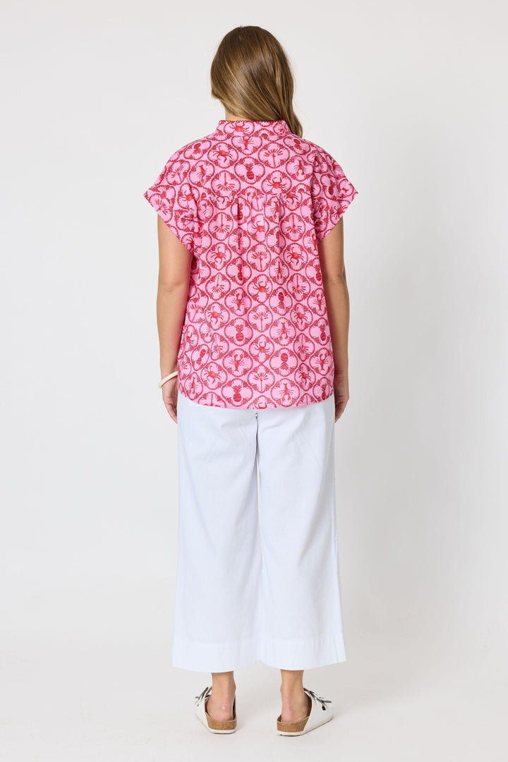 THREADZ TOP LAGUNA BEACH PRINT TOP - 49755T