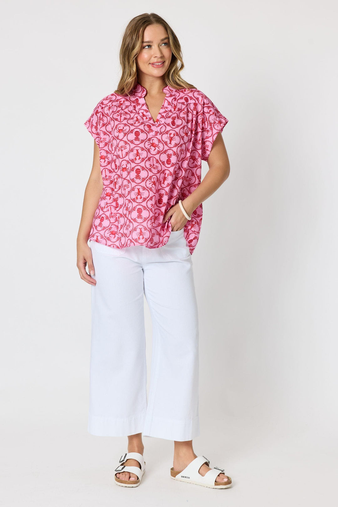 THREADZ TOP LAGUNA BEACH PRINT TOP - 49755T