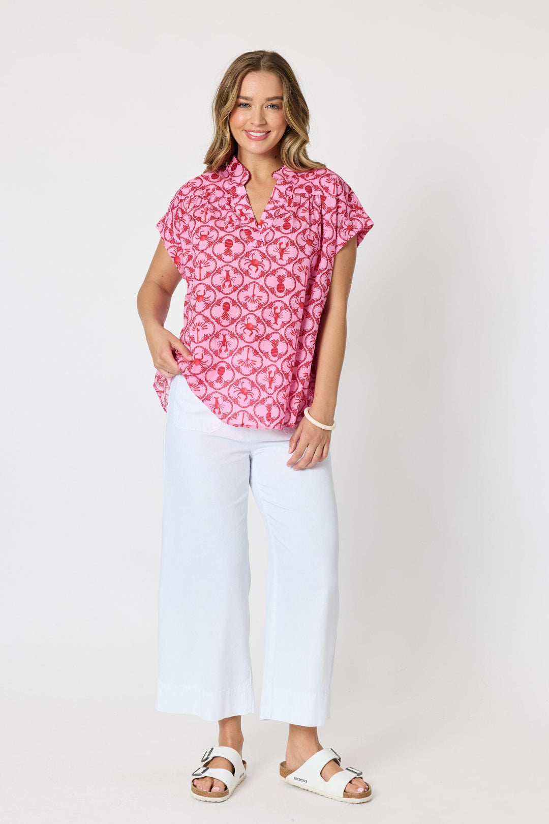 THREADZ TOP LAGUNA BEACH PRINT TOP - 49755T