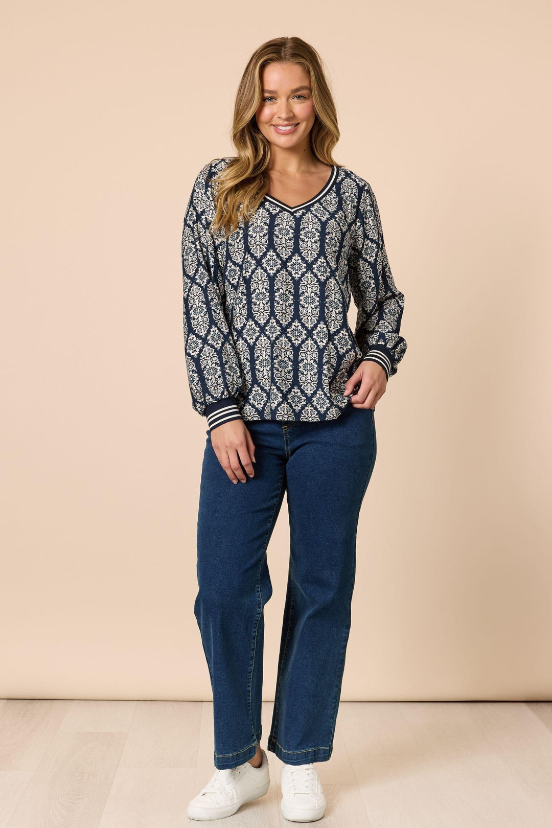 THREADZ TOP LOLA PRINT TOP - 49162T