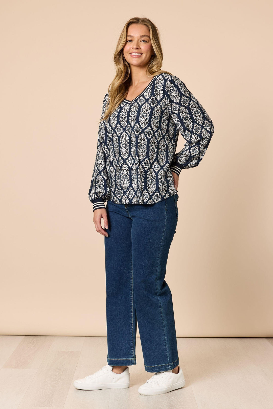 THREADZ TOP LOLA PRINT TOP - 49162T
