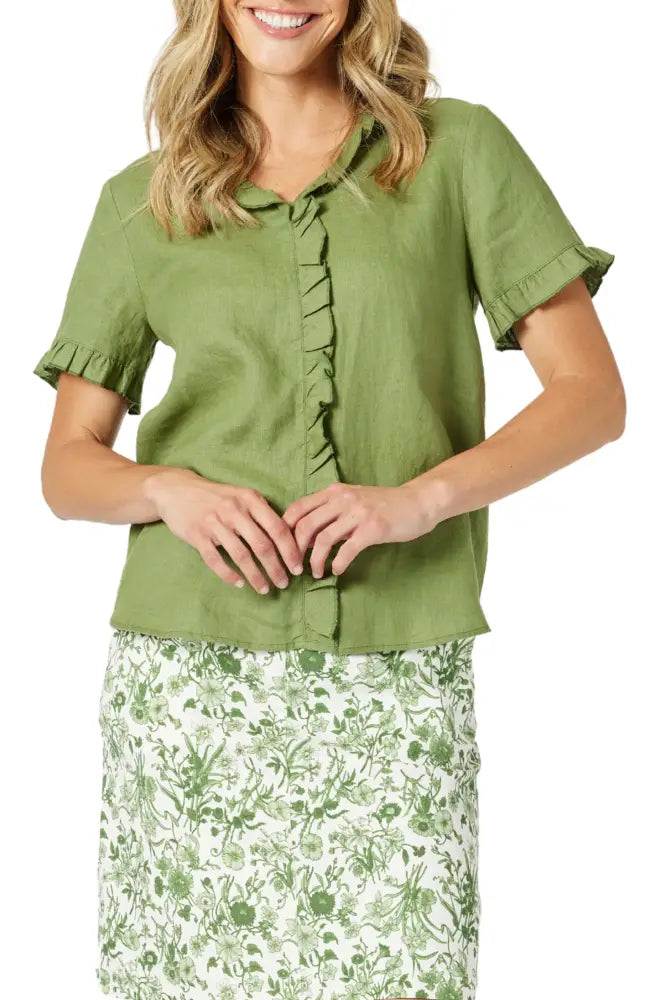 TIFFANY TOP - 41077GS 8 / BASIL TOP