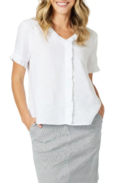 TIFFANY TOP - 41077GS 8 / WHITE TOP