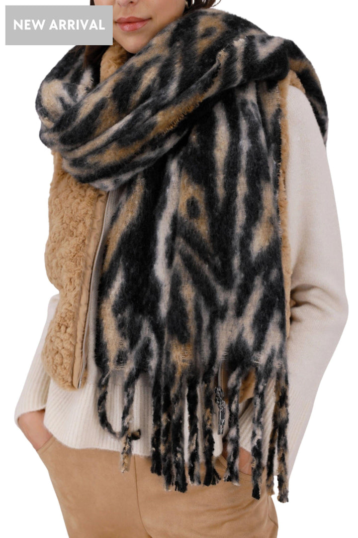 MONARI SCARF TIGER TIGER SCARF - 809672MNR