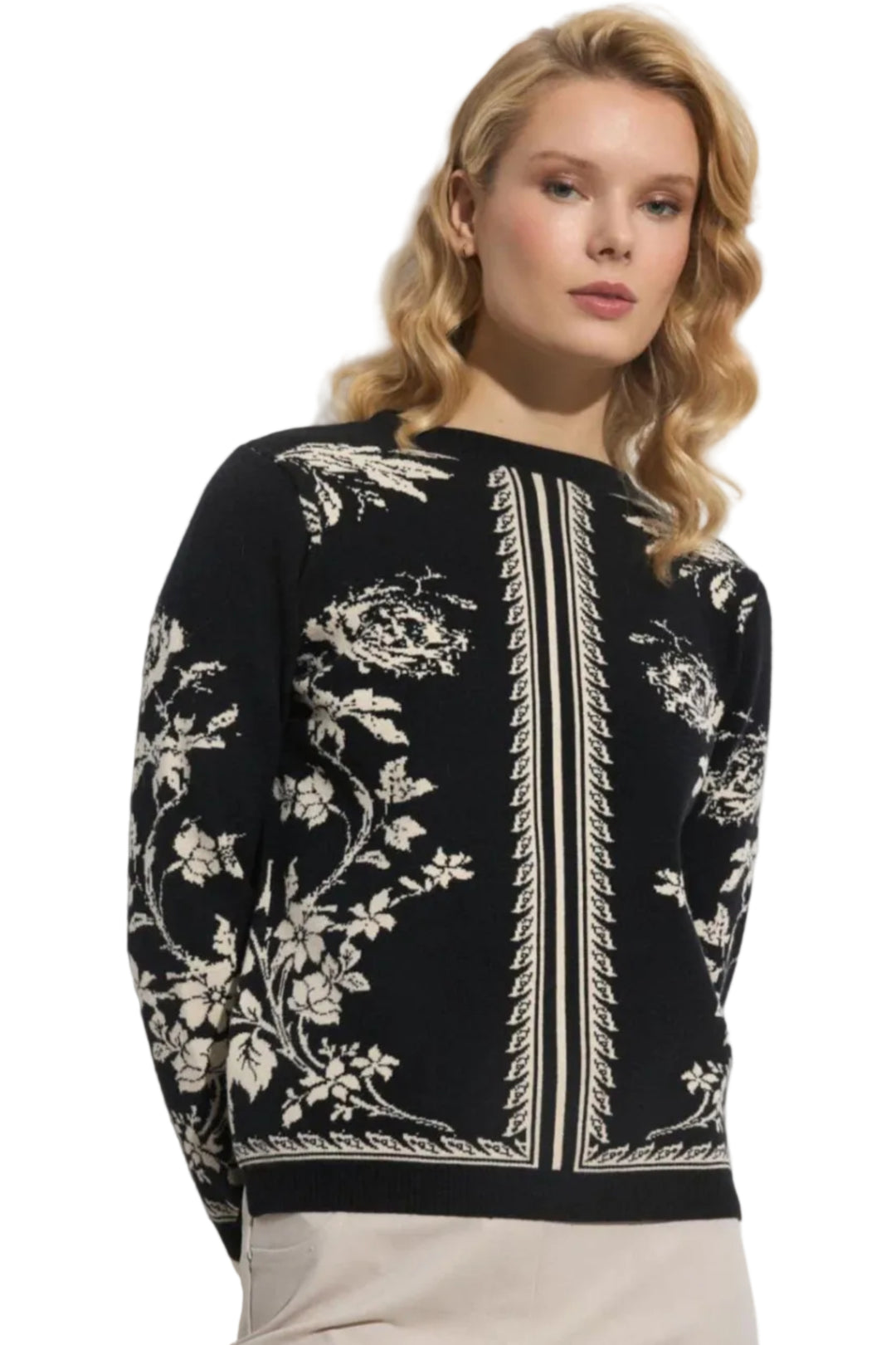 TINTA JUMPER M / BLACK STEFANIA KNITTED JUMPER