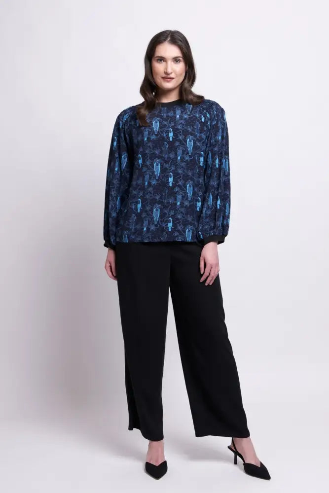 TIP OFF TOP - FO7721 10 / BLUE TOP