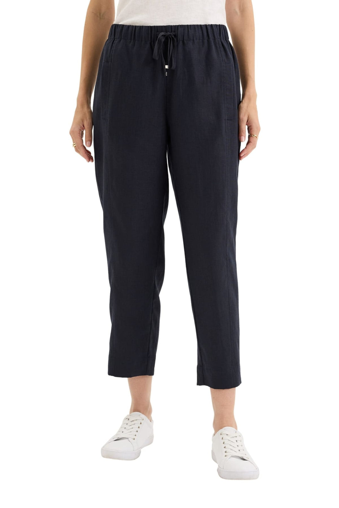 YARRA TRAIL 7/8 PANT 8 / NAVY TIRARI SLIM PANT - YTWN8995