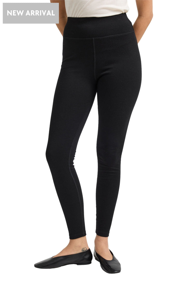 TOORALLIE LEGGINGS 10 / BLACK MERINO LEGGINGS - 638