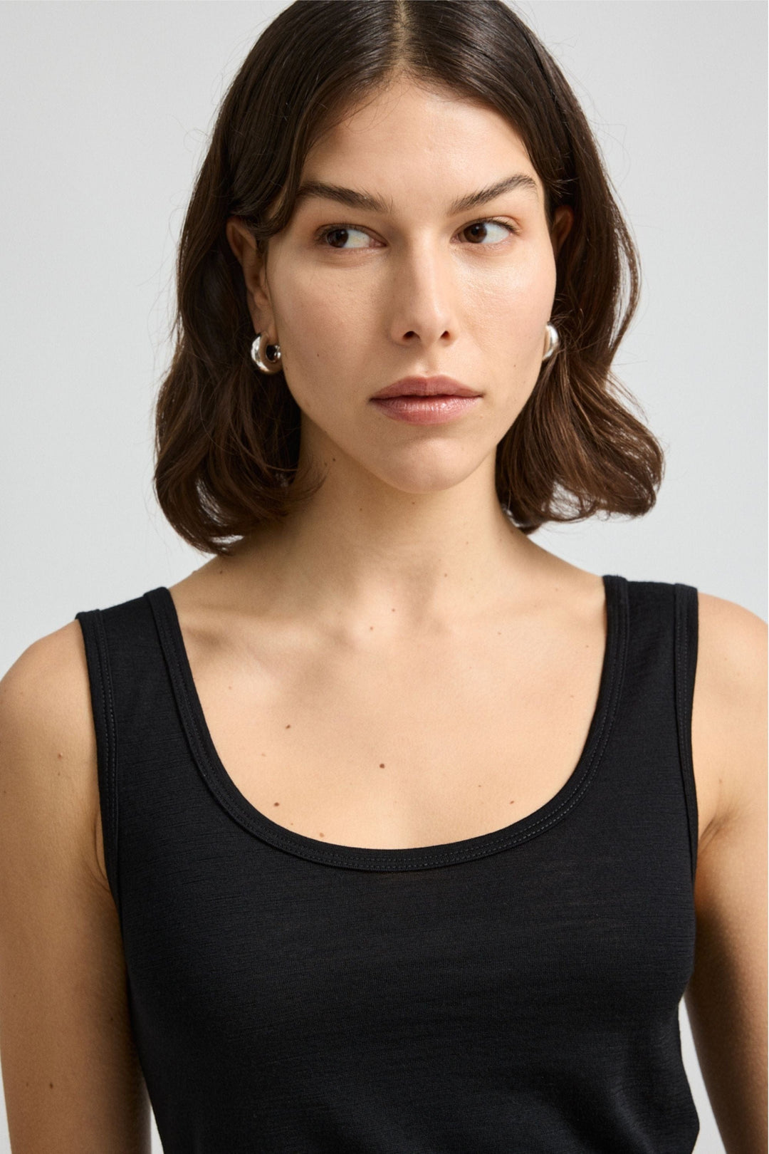 TOORALLIE TANK TOP SCOOP MERINO TANK - 635