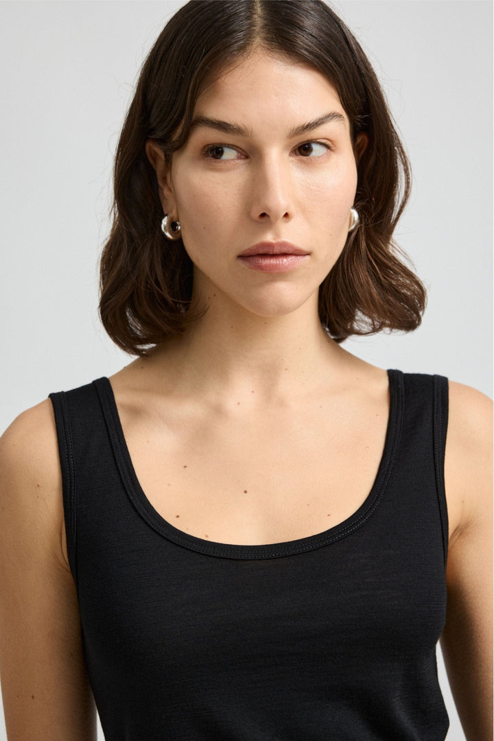 TOORALLIE TANK TOP SCOOP MERINO TANK - 635