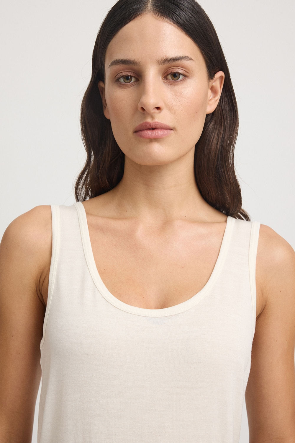 TOORALLIE TANK TOP SCOOP MERINO TANK - 635