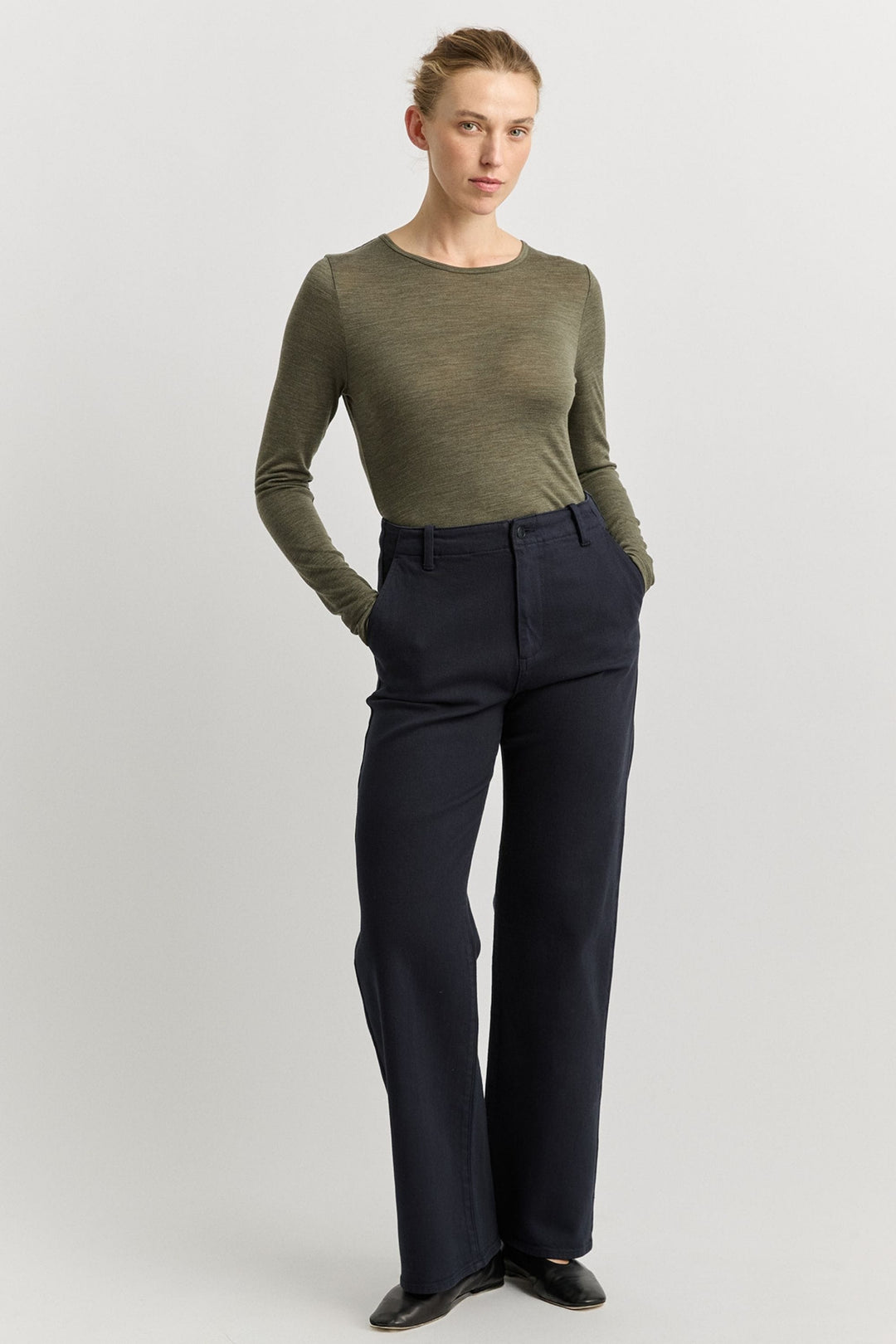 TOORALLIE TOP CREW MERINO TEE - 667