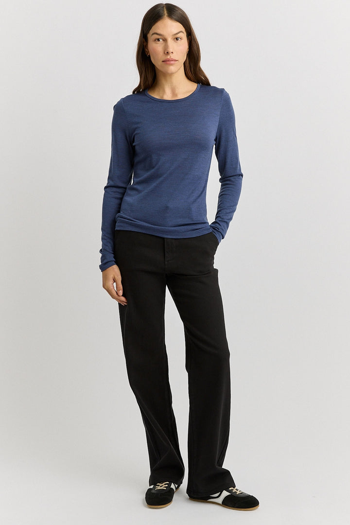 TOORALLIE TOP CREW MERINO TEE - 667