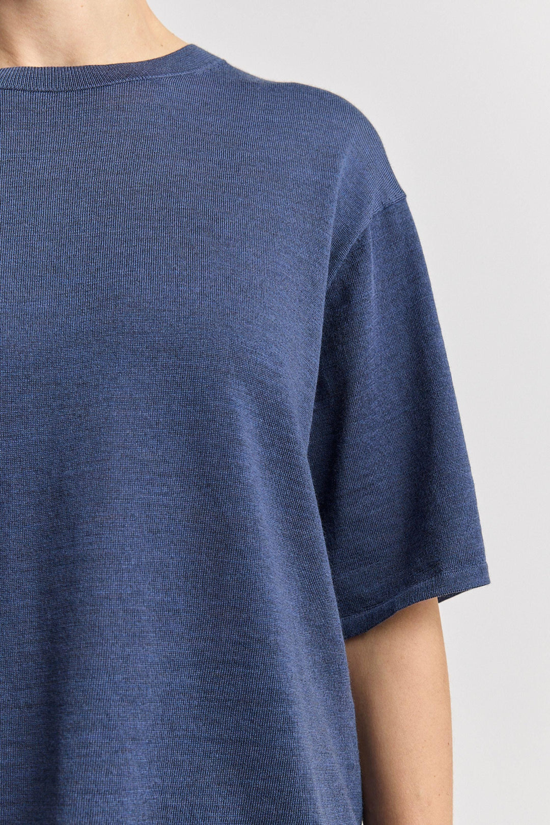 TOORALLIE TOP EXTRA FINE RELAXED KNIT TEE - 5161