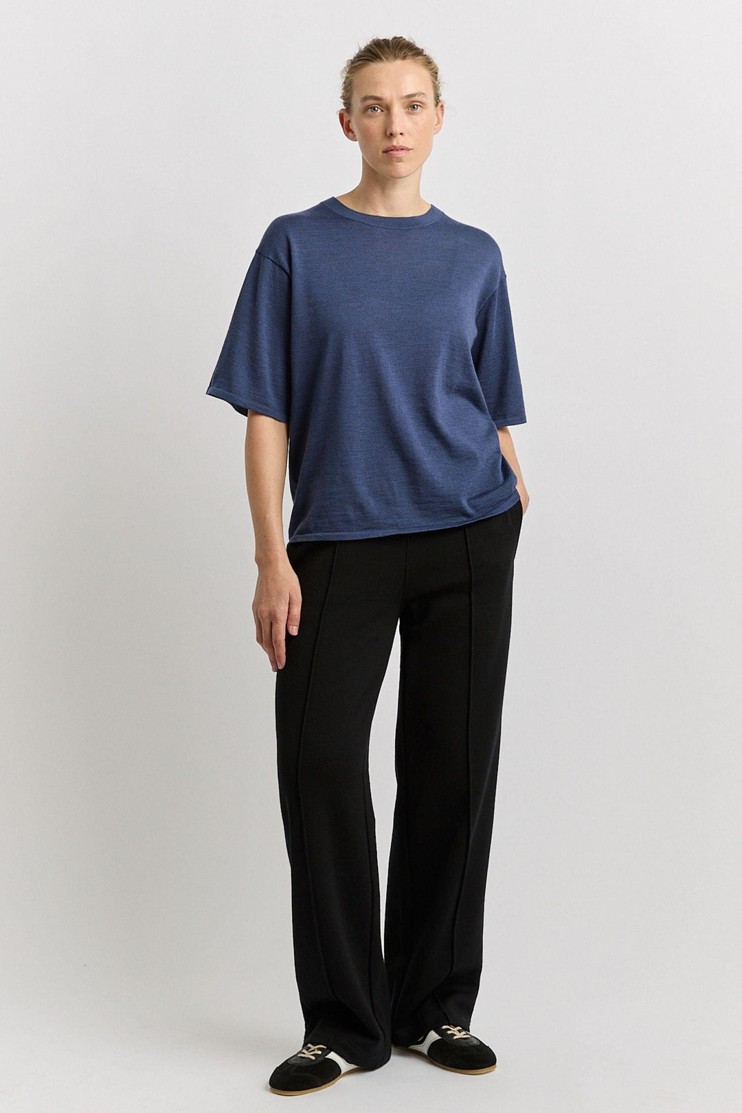 TOORALLIE TOP EXTRA FINE RELAXED KNIT TEE - 5161