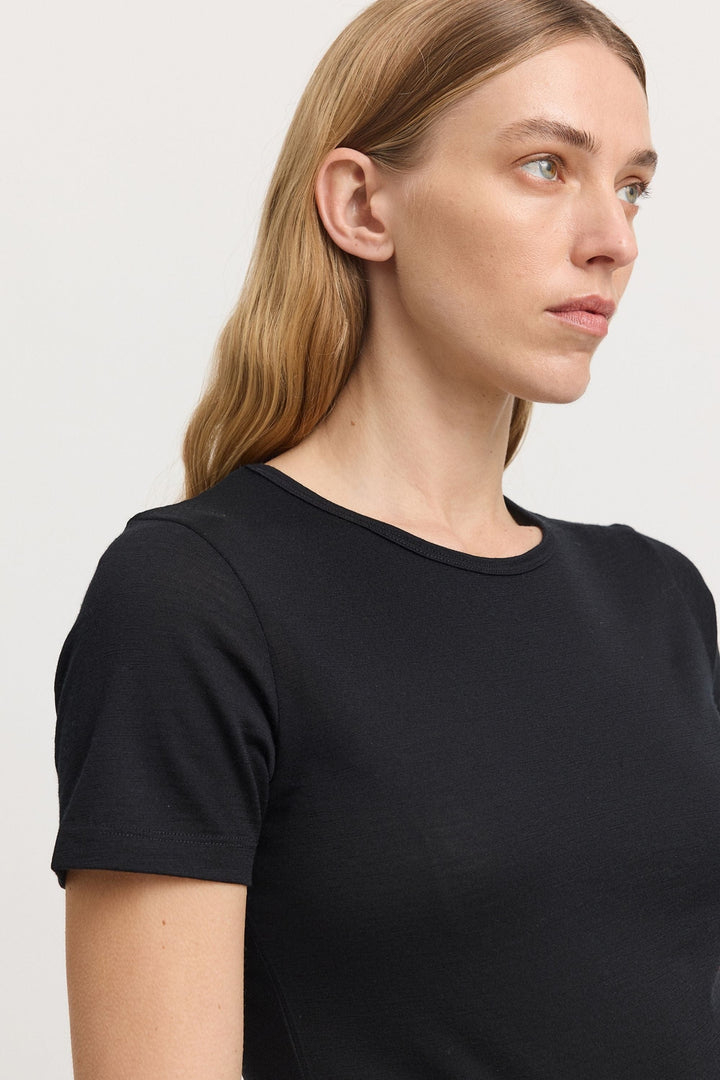 TOORALLIE TOP S/SLV MERINO TEE - 600