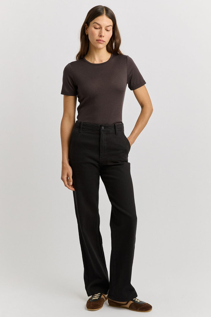 TOORALLIE TOP S/SLV MERINO TEE - 600