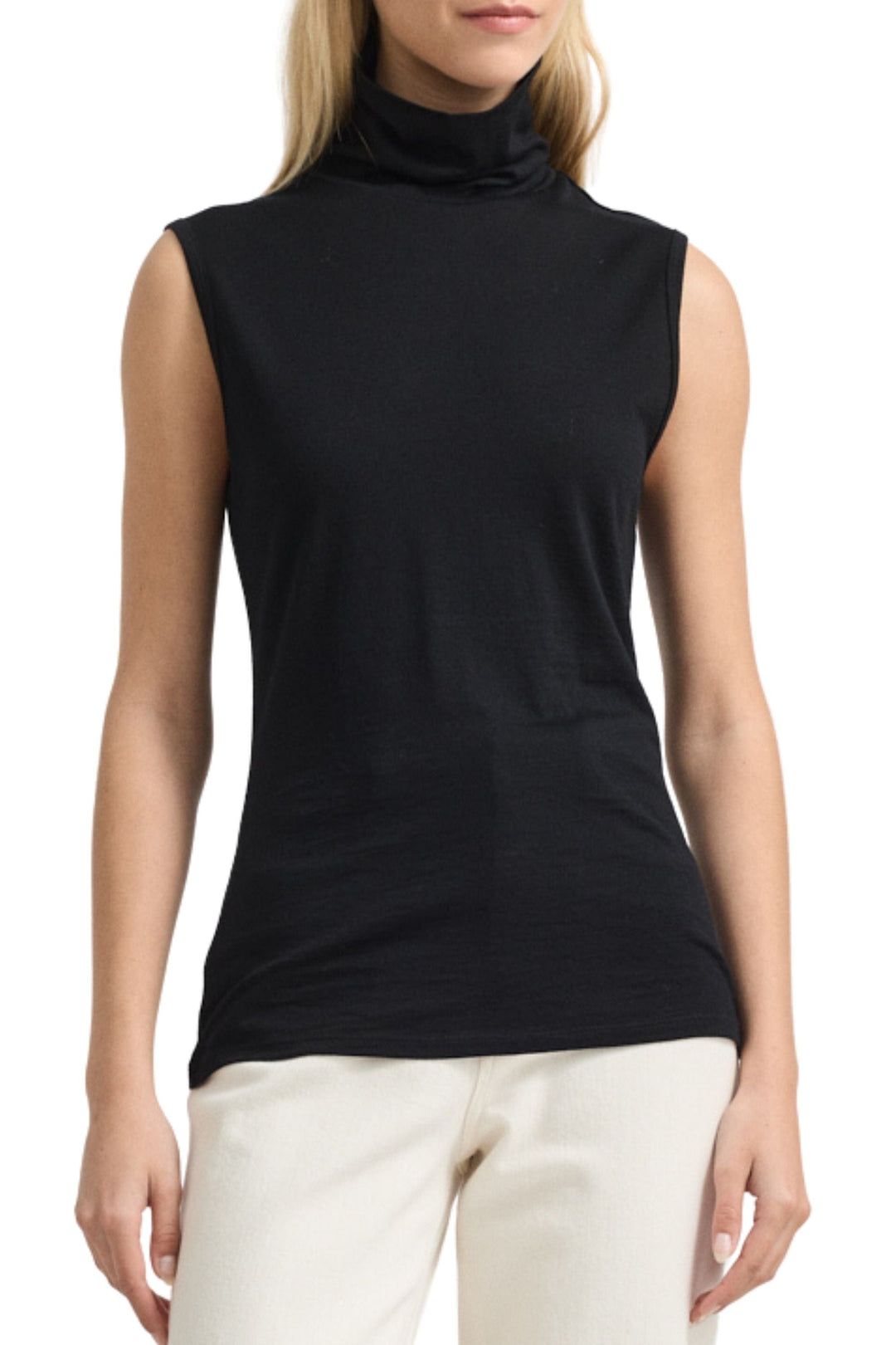 TOORALLIE TOP SLEEVELESS ROLL NECK - 660
