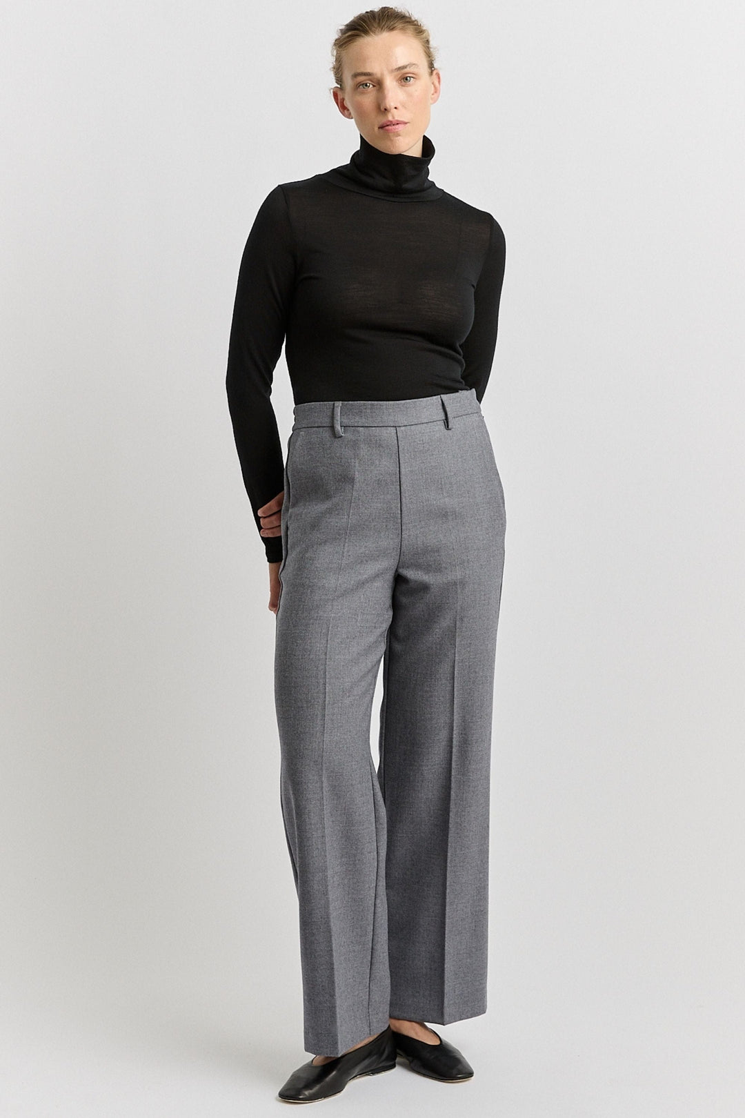 TOORALLIE TOP TURTLENECK MERINO TEE - 612