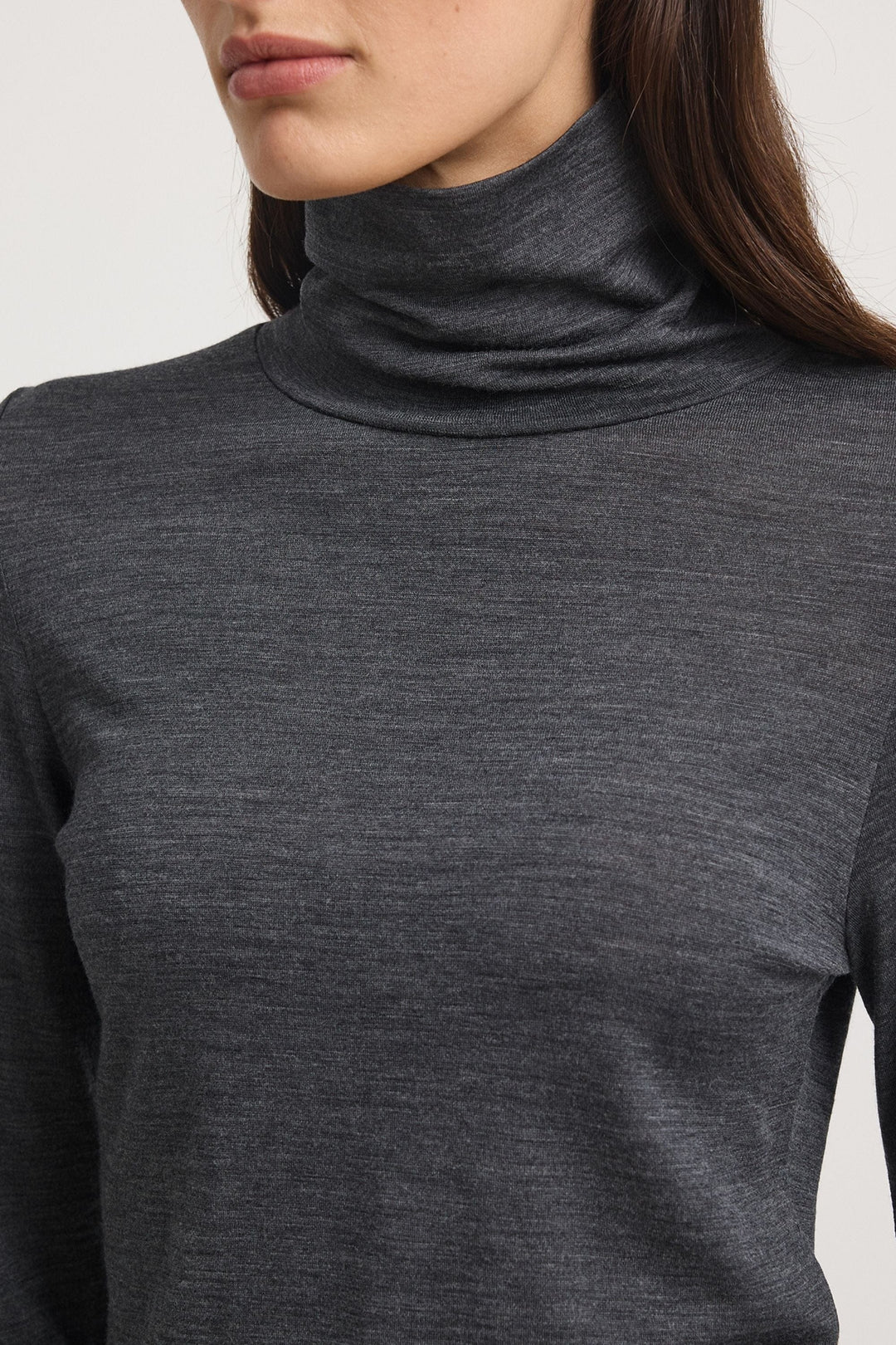 TOORALLIE TOP TURTLENECK MERINO TEE - 612