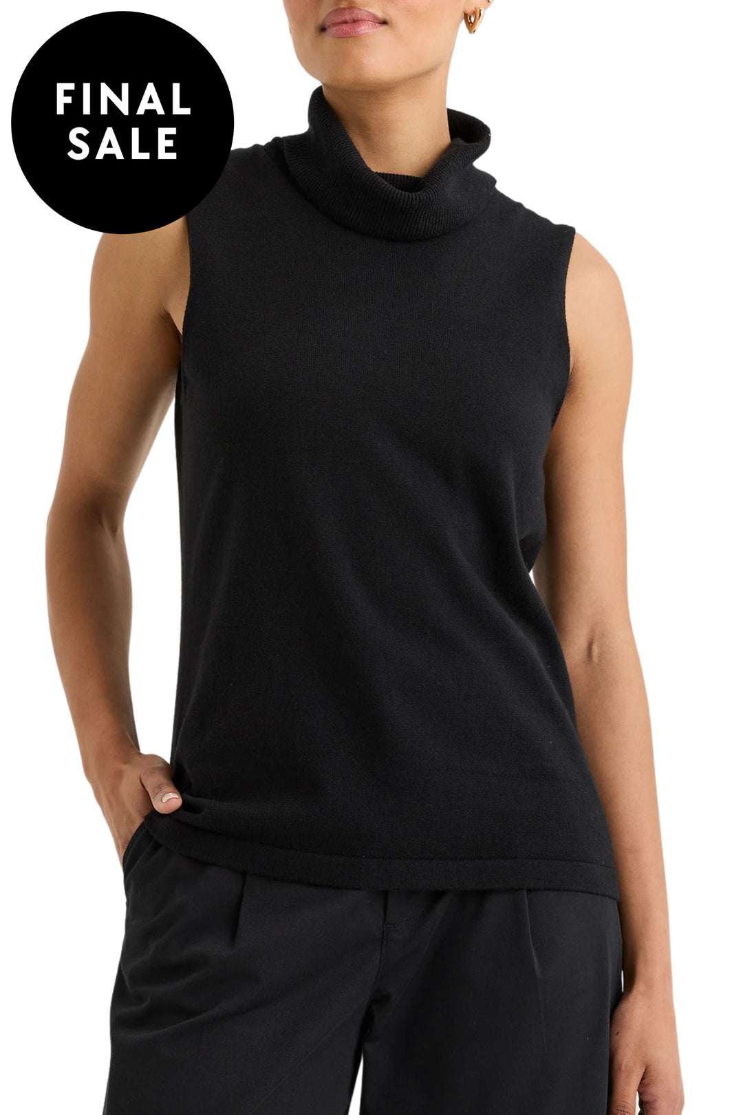 YARRA TRAIL TOP BLACK / XS TRANQUIL KNIT - YTWN7677