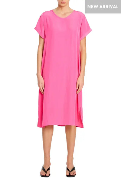 TRANSIT T DRESS - F673203 8 / HOT-PINK DRESS