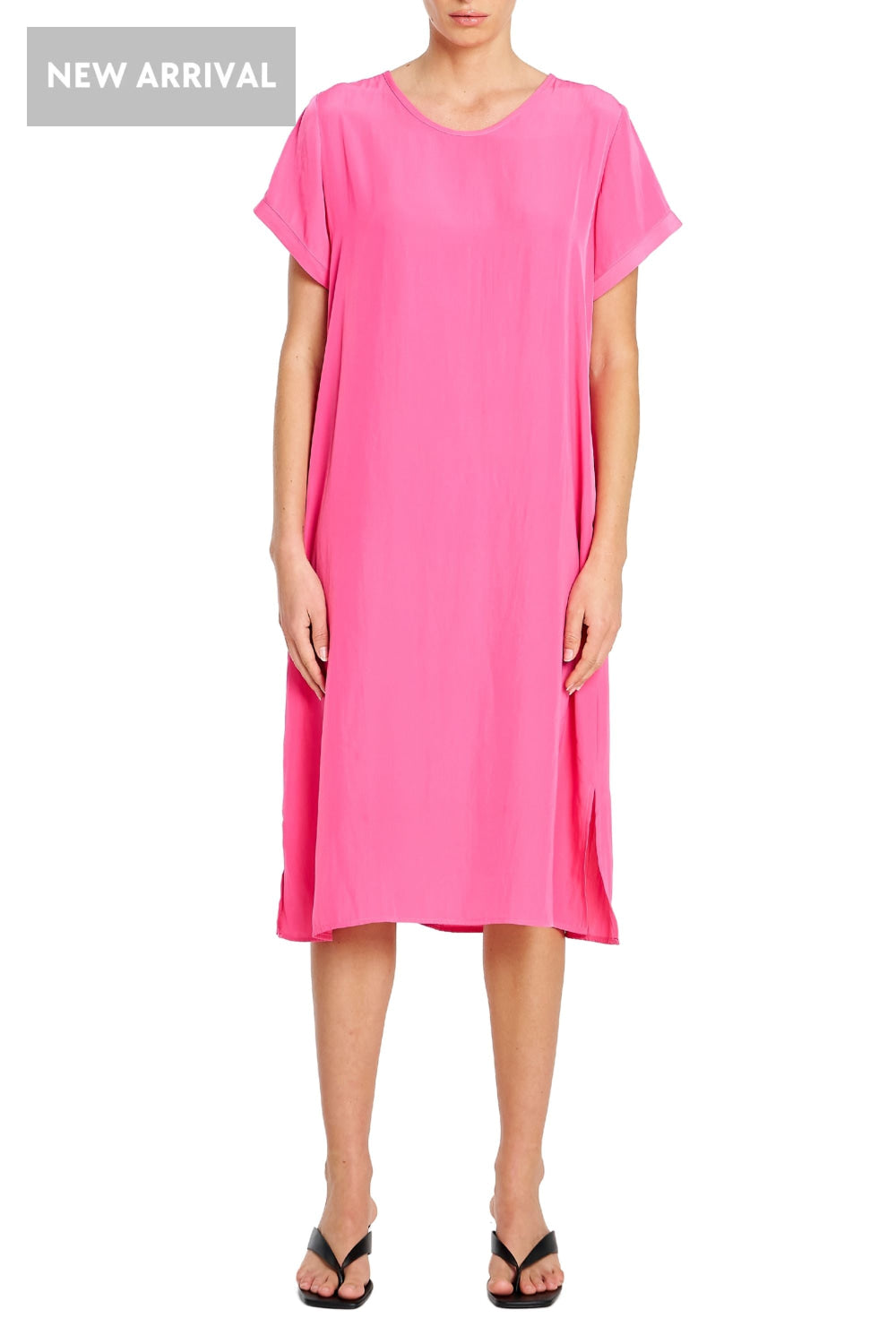 TRANSIT T DRESS - F673203 8 / HOT-PINK DRESS
