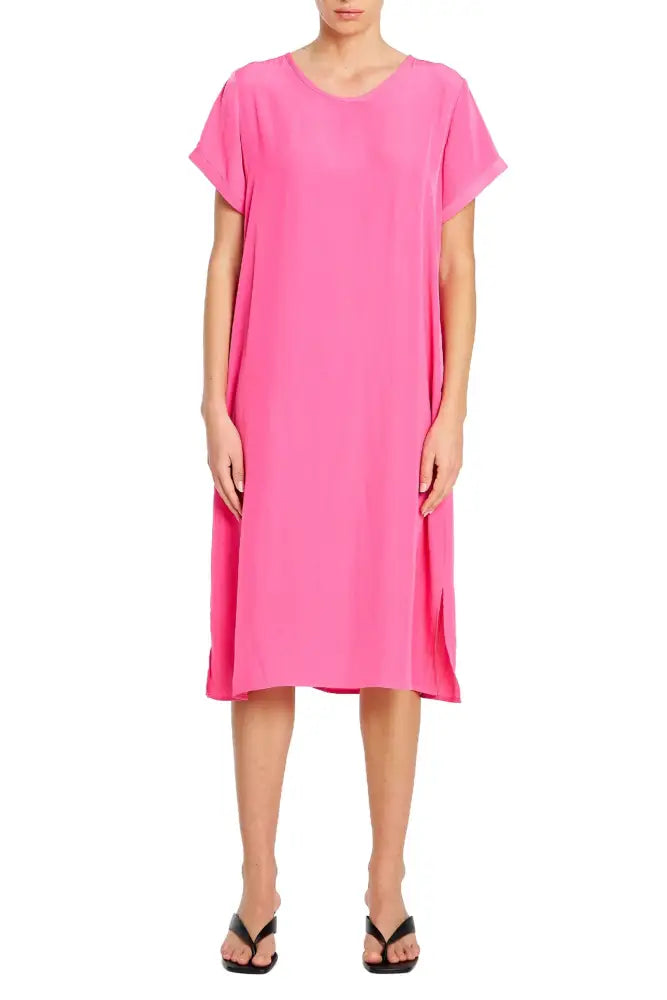 TRANSIT T DRESS - F673203 8 / HOT-PINK DRESS