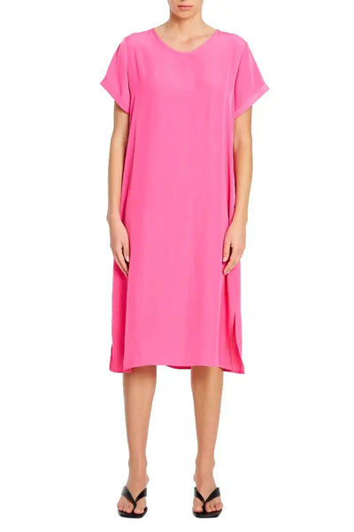 TRANSIT T DRESS - F673203 8 / HOT-PINK DRESS