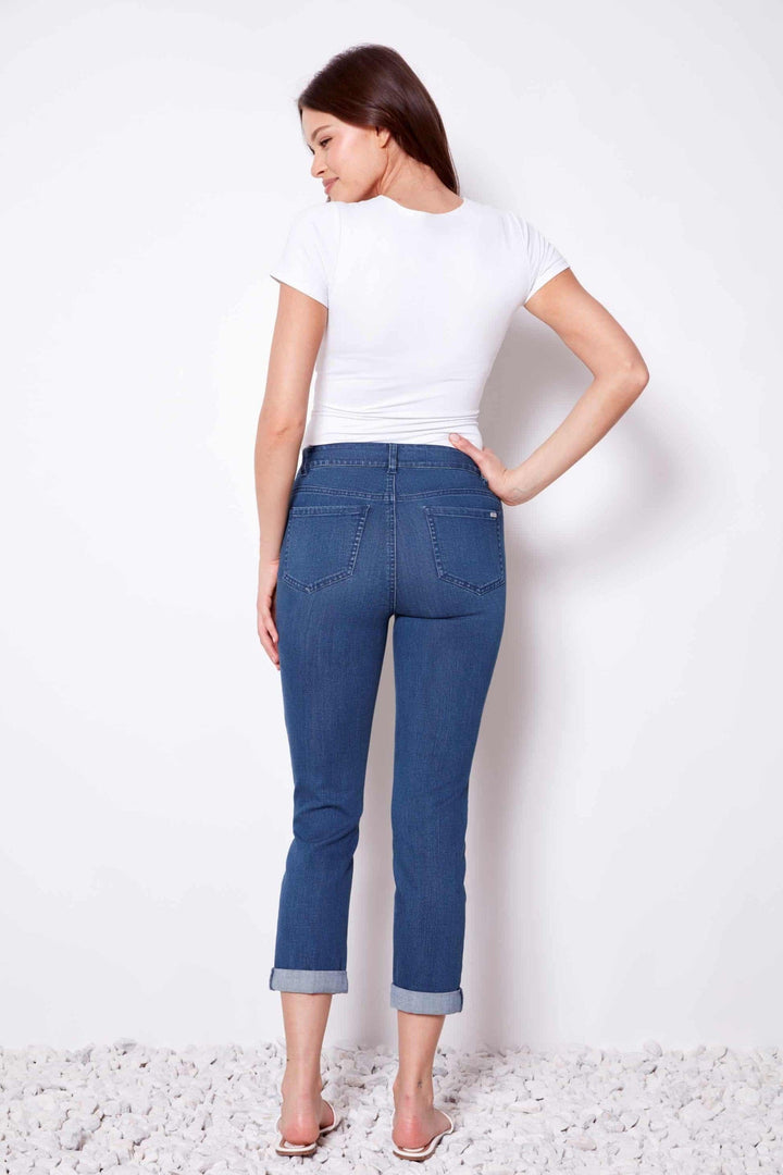UP 3/4 PANT CROP DENIM JEAN - 68421UP