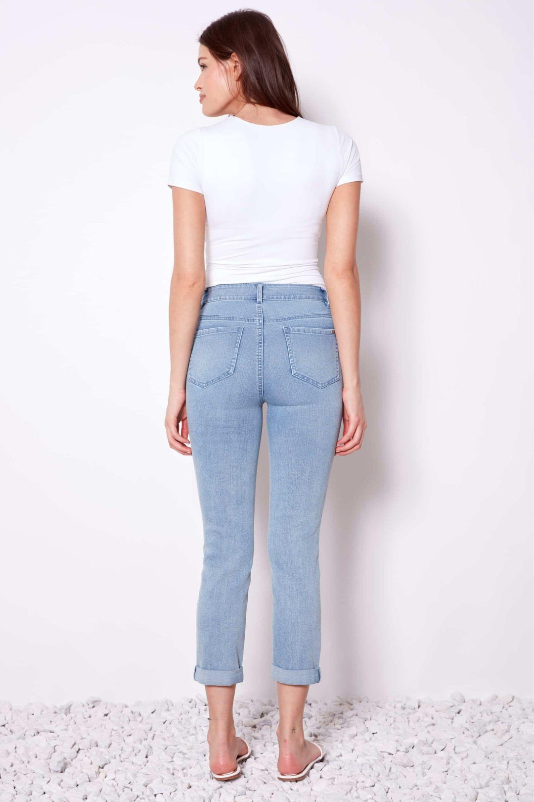UP 3/4 PANT CROP DENIM JEAN - 68421UP