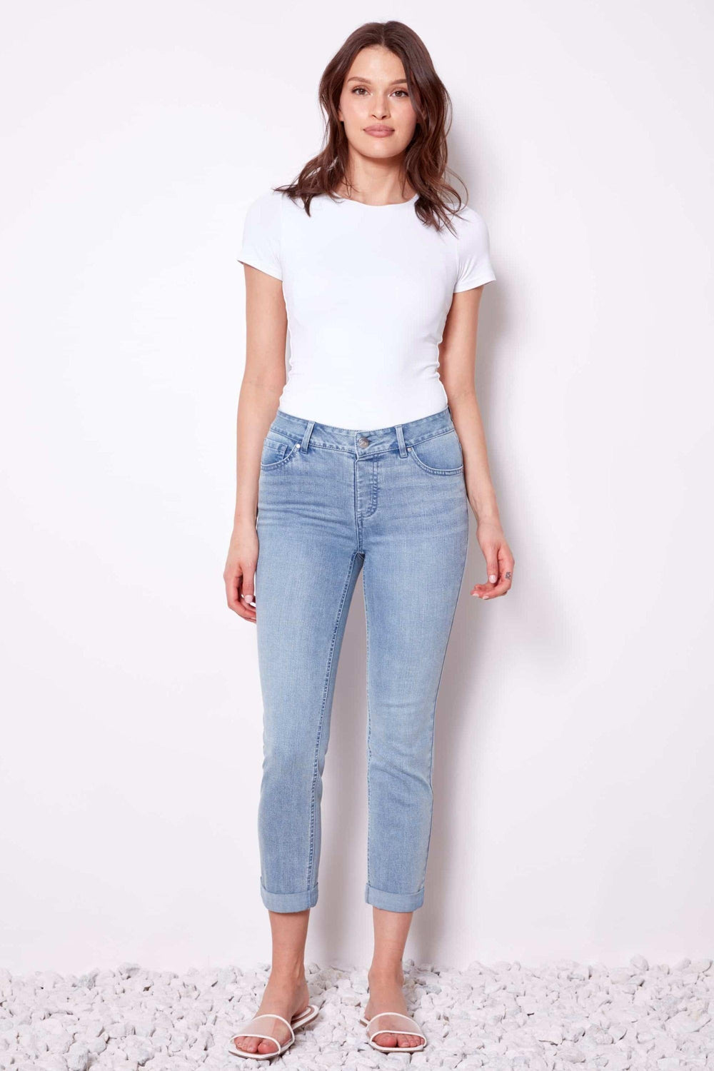 UP 3/4 PANT CROP DENIM JEAN - 68421UP