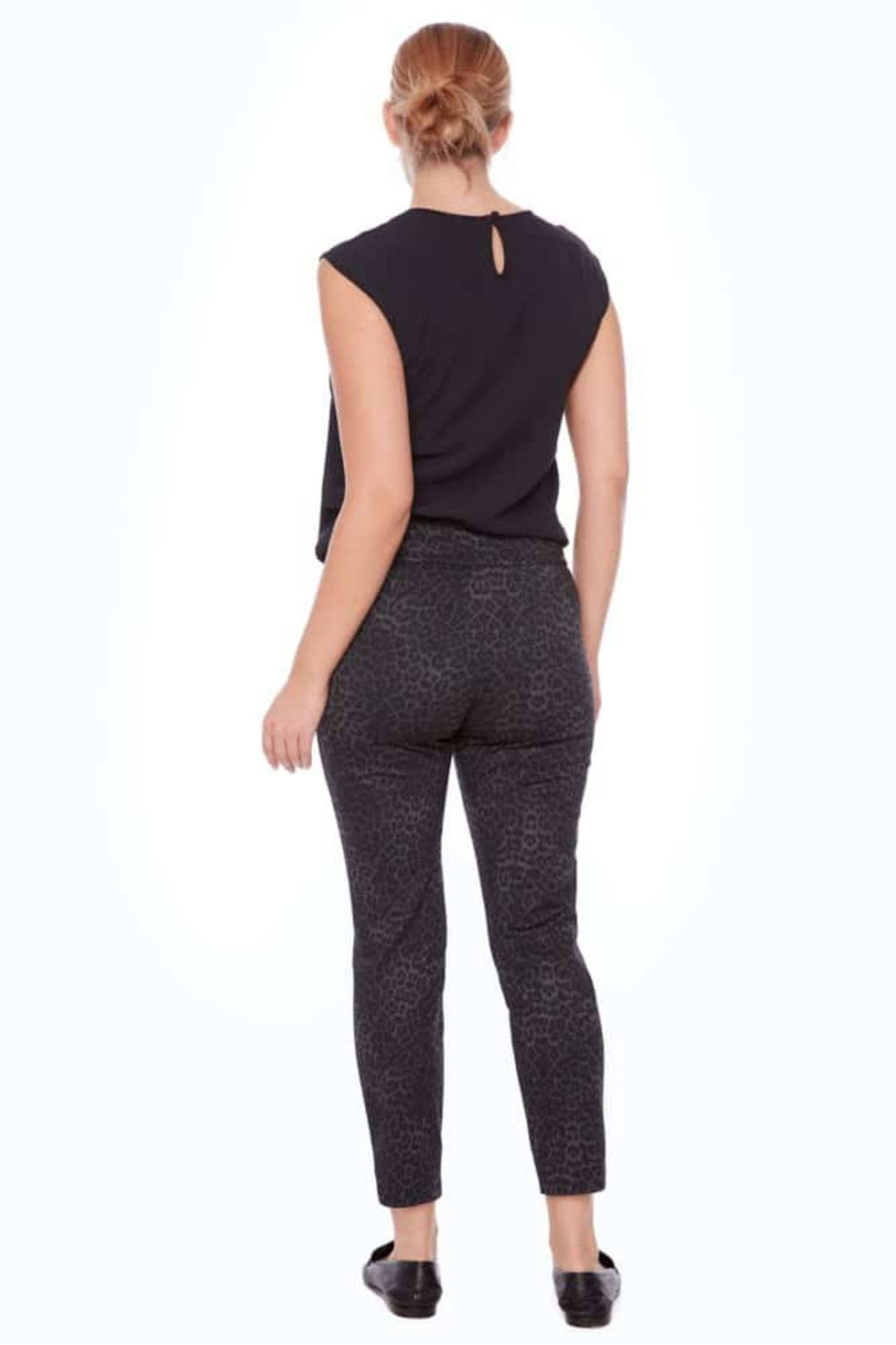 UP 7/8 PANT AMUR PETAL SLIT PONTE - 68268UP