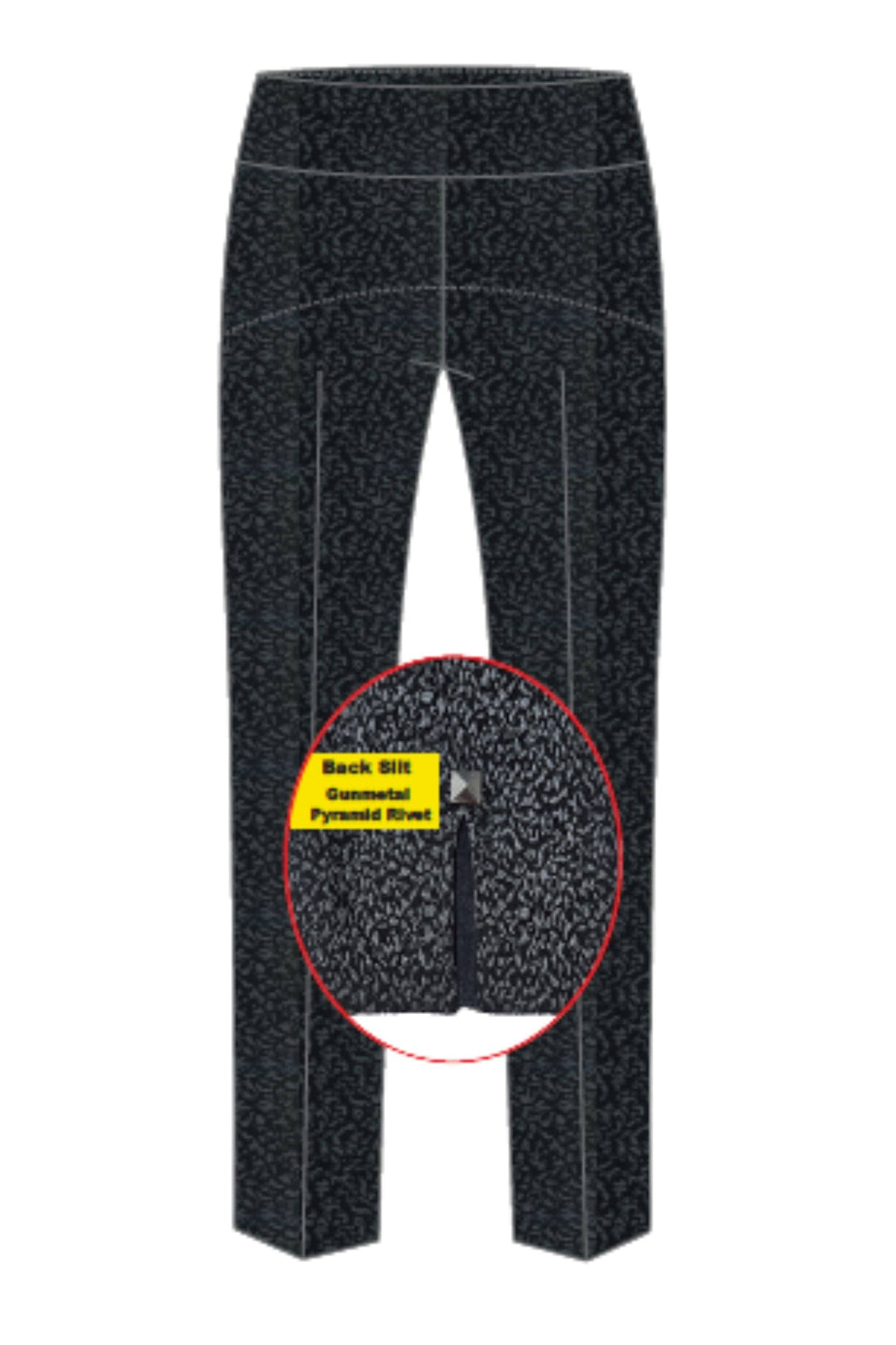 UP 7/8 PANT LUNA TECHNO ANKLE PANT - 68256UP