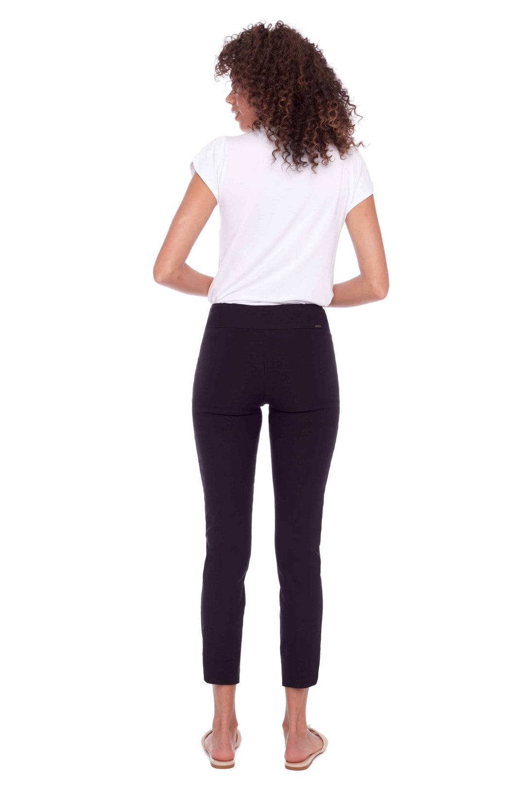 UP 7/8 PANT PETAL SLIT TECHNO PANT - 65027UP