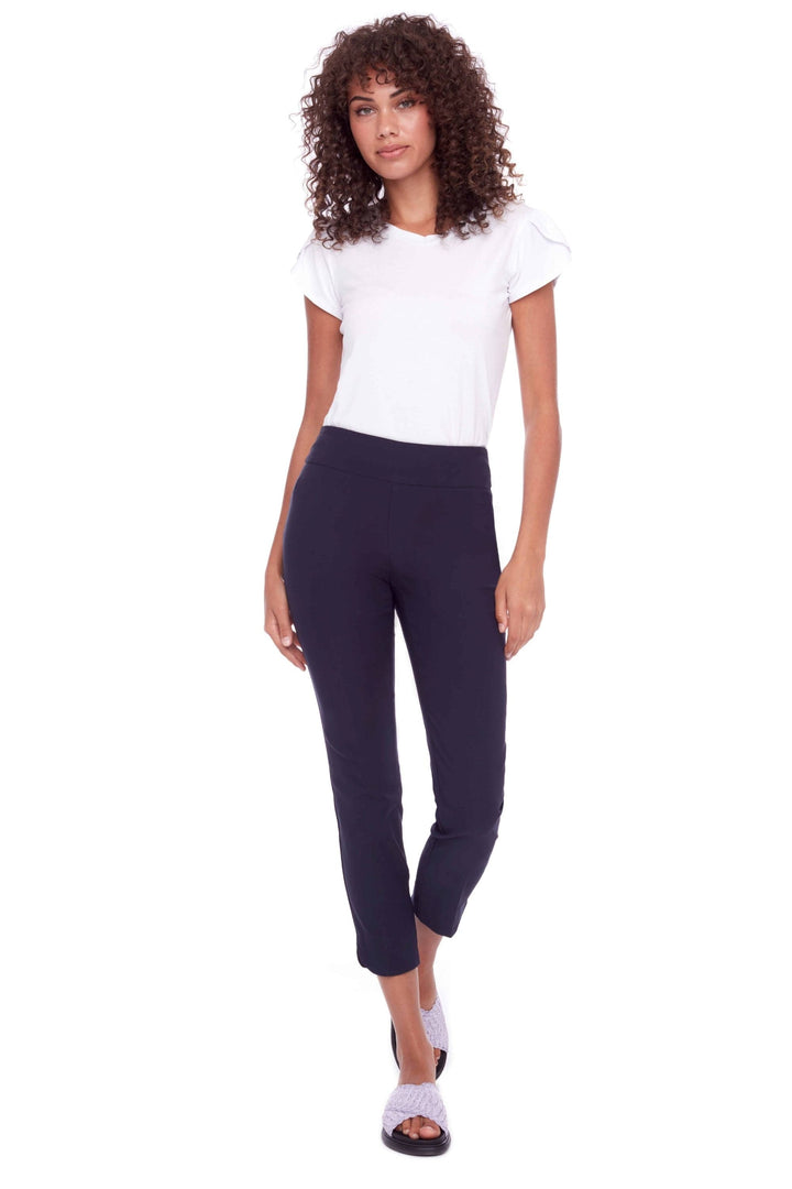 UP 7/8 PANT PETAL SLIT TECHNO PANT - 65027UP
