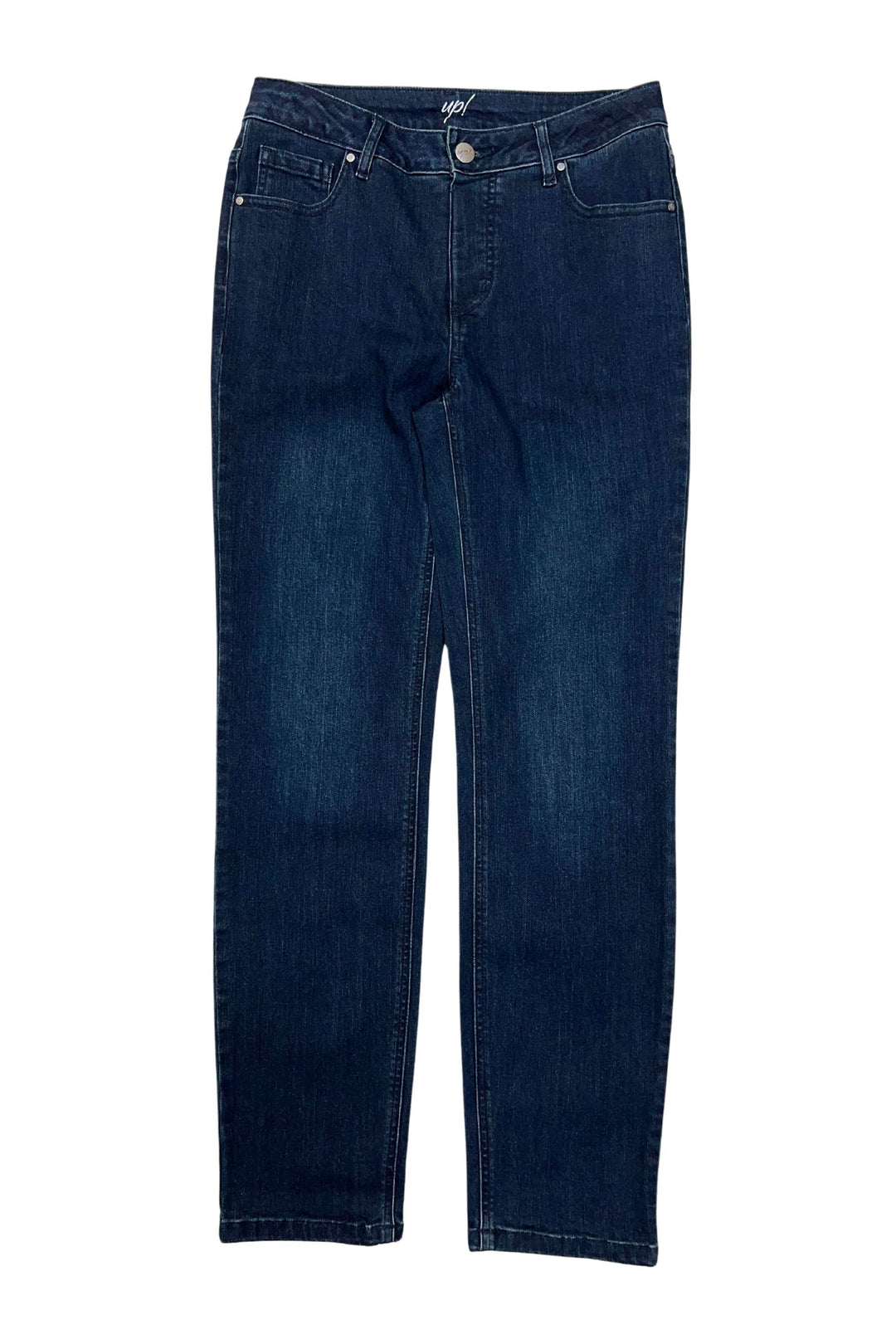 UP JEANS 6 / DARK-BLUE CLASSIC WAISTBAND JEAN - 67707UP